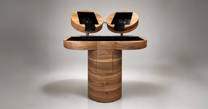 DJ booth sur mesure démontable — Atelier EGEA