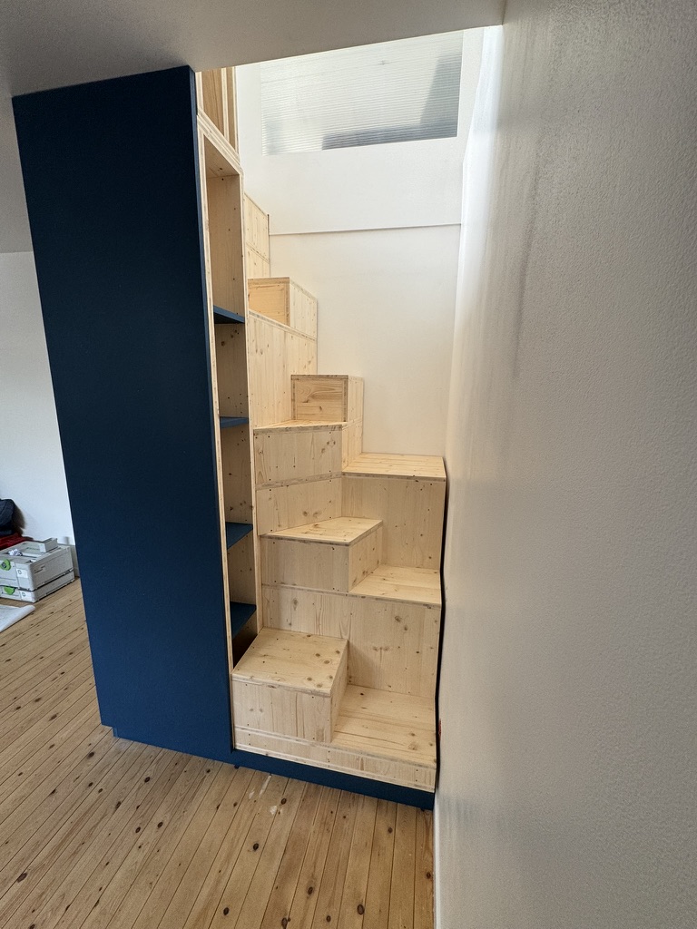 Détail finition escalier japonais — Atelier EGEA