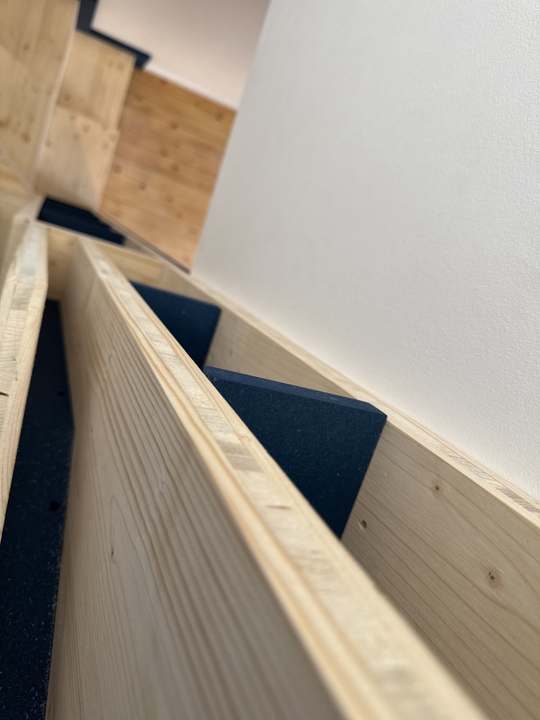 Réalisation finale meuble-escalier — Atelier EGEA Rouen